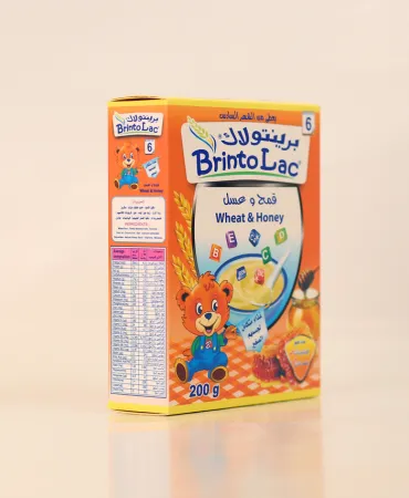 برينتولاك قمح وعسل مع حليب